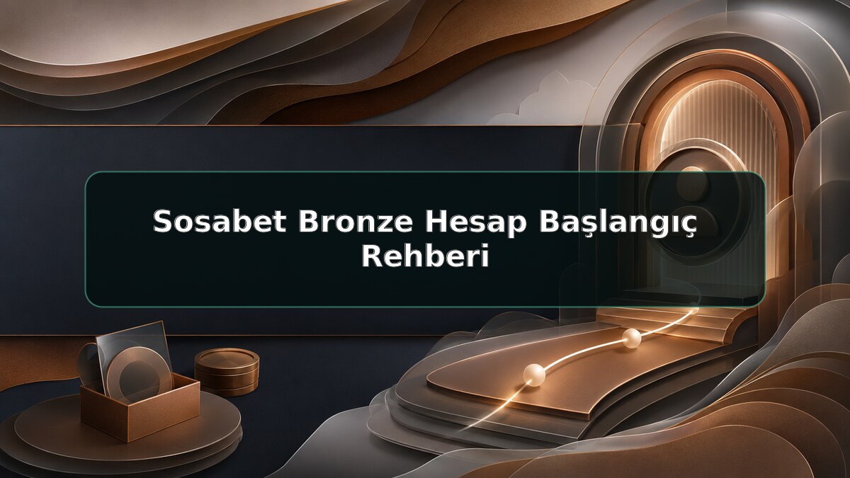 Sosabet Bronze Hesap Başlangıç Rehberi için Sosabet bilgilendirme görseli