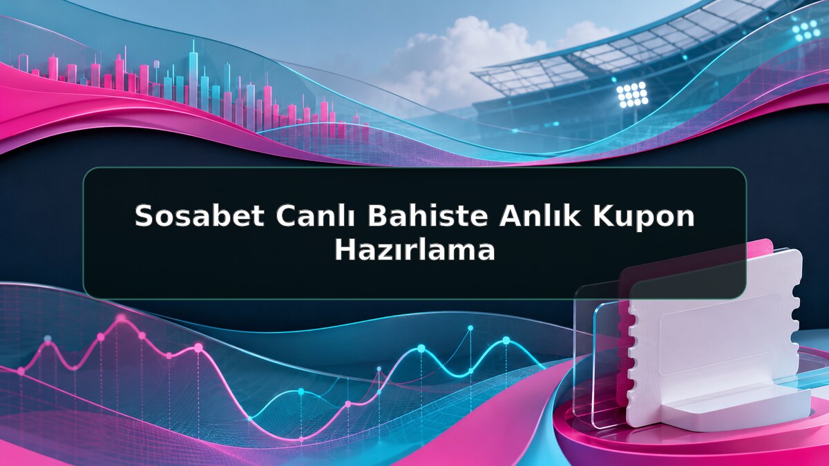 Sosabet Canlı Bahiste Anlık Kupon Hazırlama için Sosabet bilgilendirme görseli