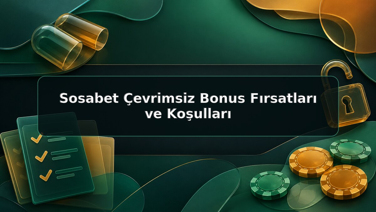 Sosabet Çevrimsiz Bonus Fırsatları ve Koşulları için Sosabet bilgilendirme görseli