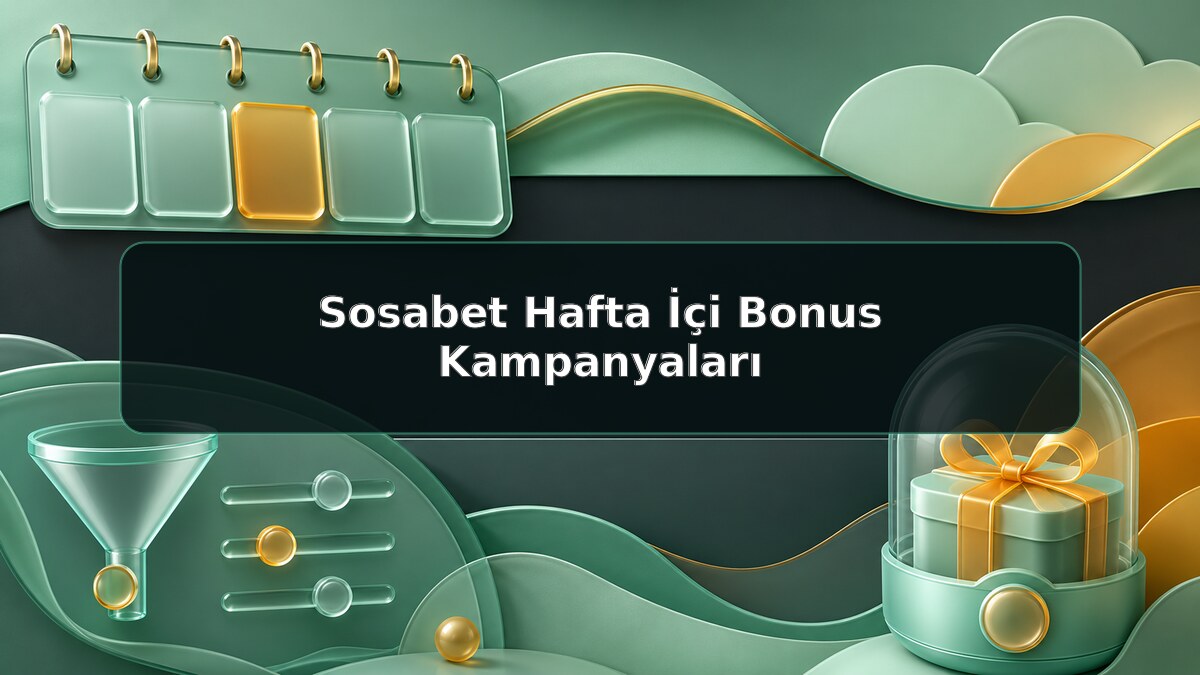 Sosabet Hafta İçi Bonus Kampanyaları için Sosabet bilgilendirme görseli