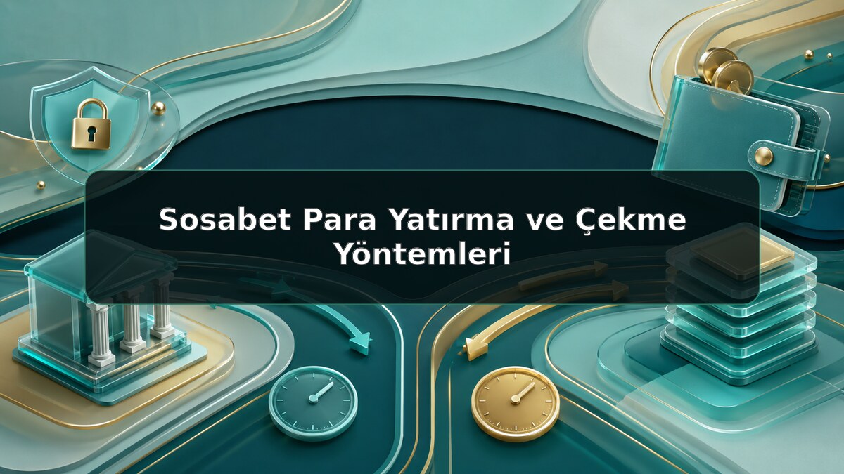Sosabet Para Yatırma ve Çekme Yöntemleri için Sosabet bilgilendirme görseli
