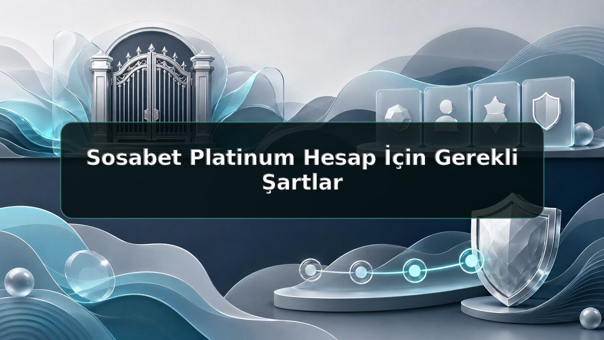 Sosabet Platinum Hesap İçin Gerekli Şartlar için Sosabet bilgilendirme görseli