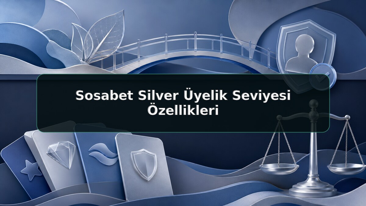 Sosabet Silver Üyelik Seviyesi Özellikleri için Sosabet bilgilendirme görseli