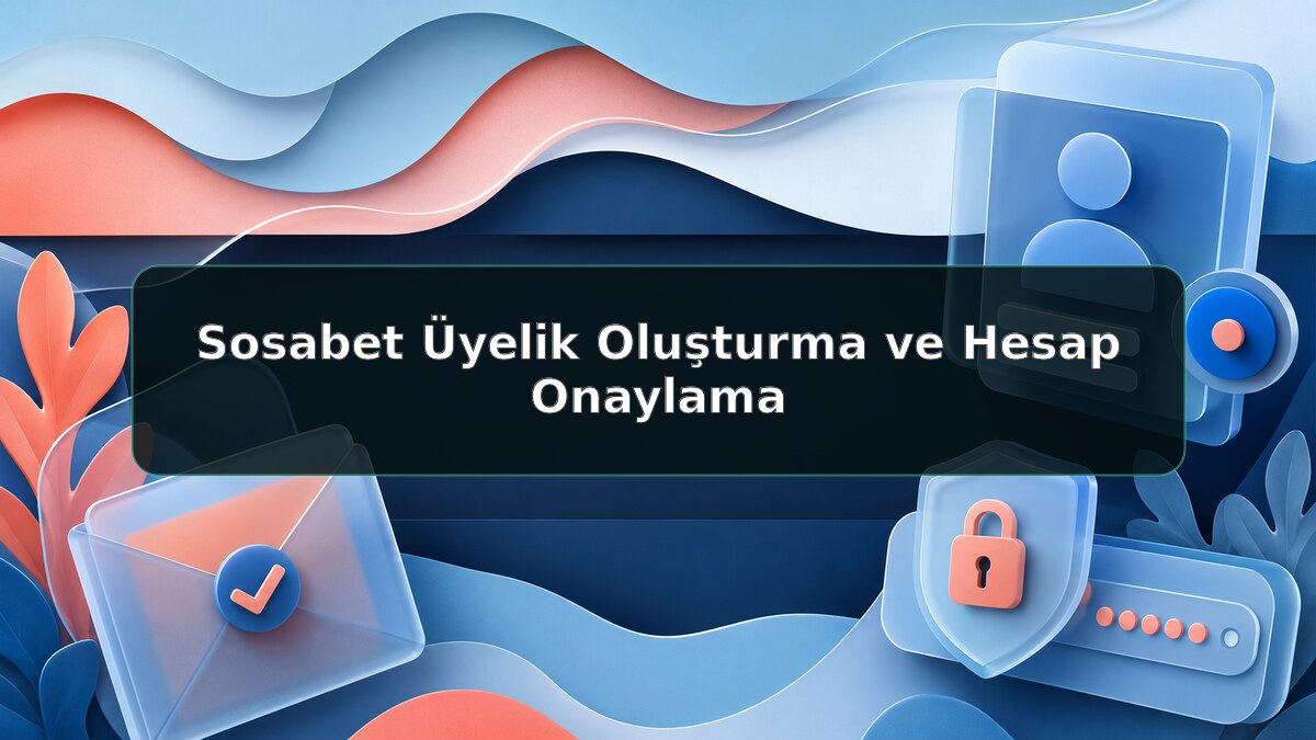 Sosabet Üyelik Oluşturma ve Hesap Onaylama için Sosabet bilgilendirme görseli